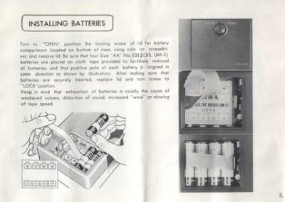 1964 Aiwa Portable Tape Recorder TP-60R - aiwa_t5